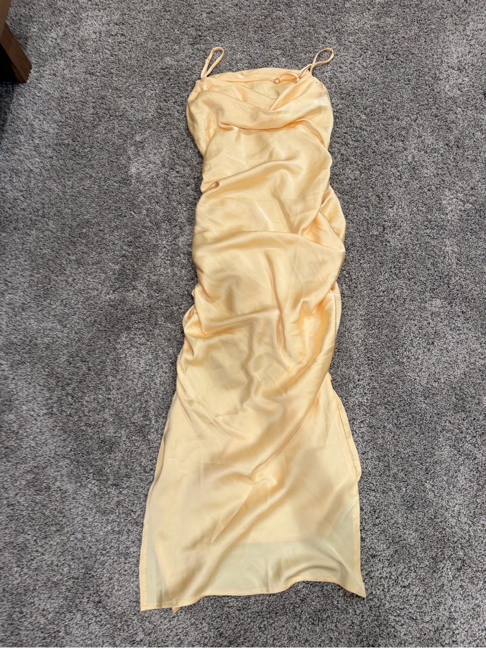 Hello Molly - Yellow Satin Dress